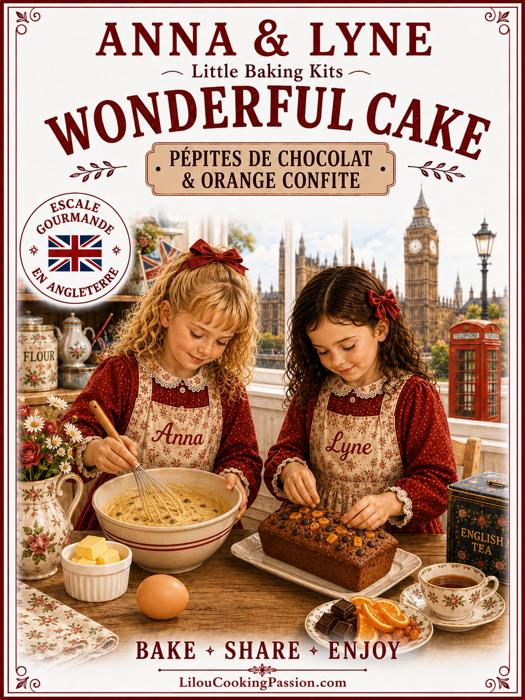 🇬🇧 Wonderful Cake – Chocolat & orange confite | Anna & Lyne