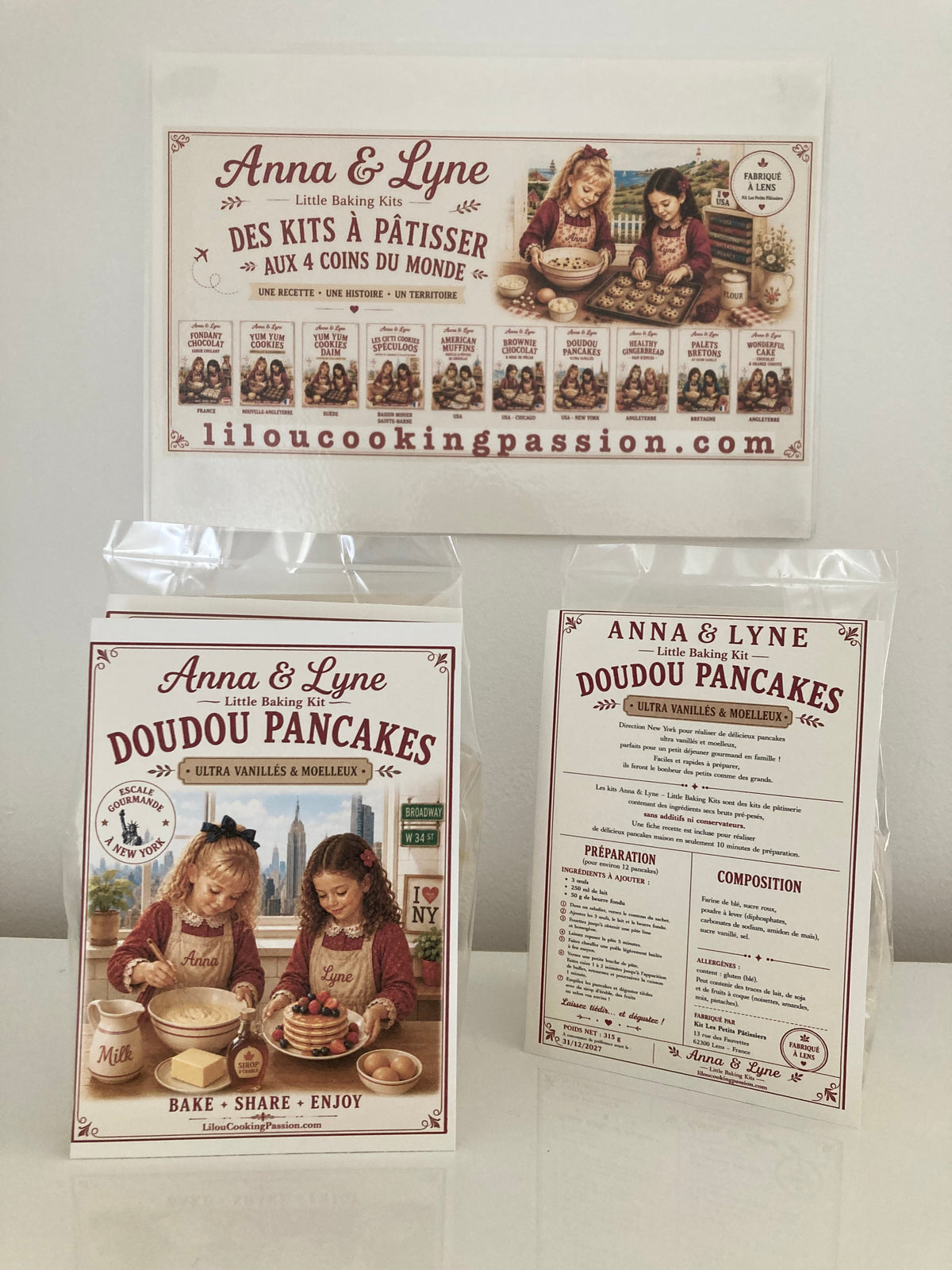 🗽 Doudou Pancakes – Ultra vanillés & moelleux | Anna & Lyne