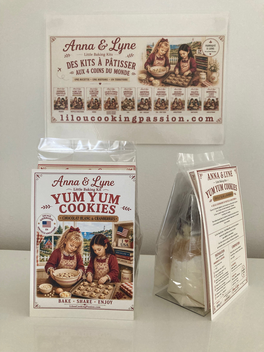 🇺🇸 Yum Yum Cookies – Chocolat blanc & Cranberries | Anna & Lyne