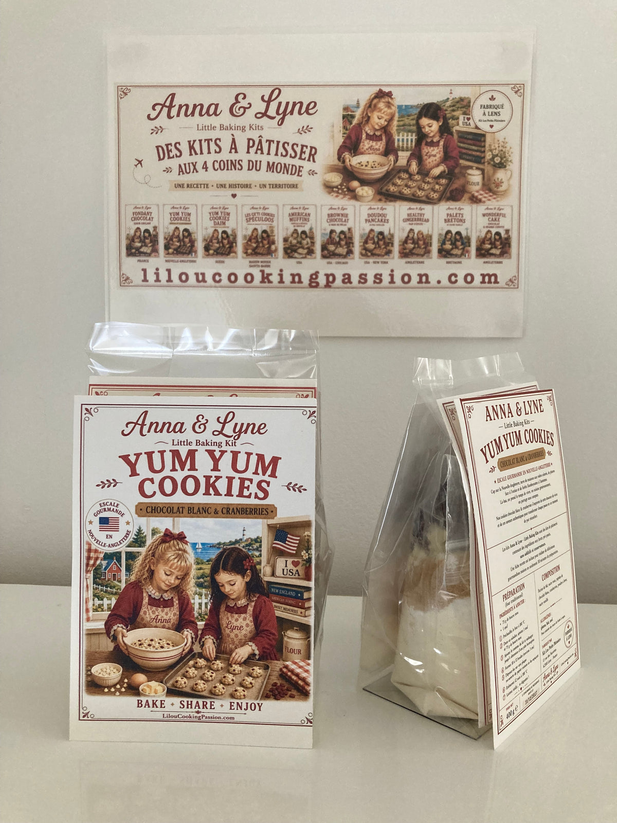🇺🇸 Yum Yum Cookies – Chocolat blanc & Cranberries | Anna & Lyne