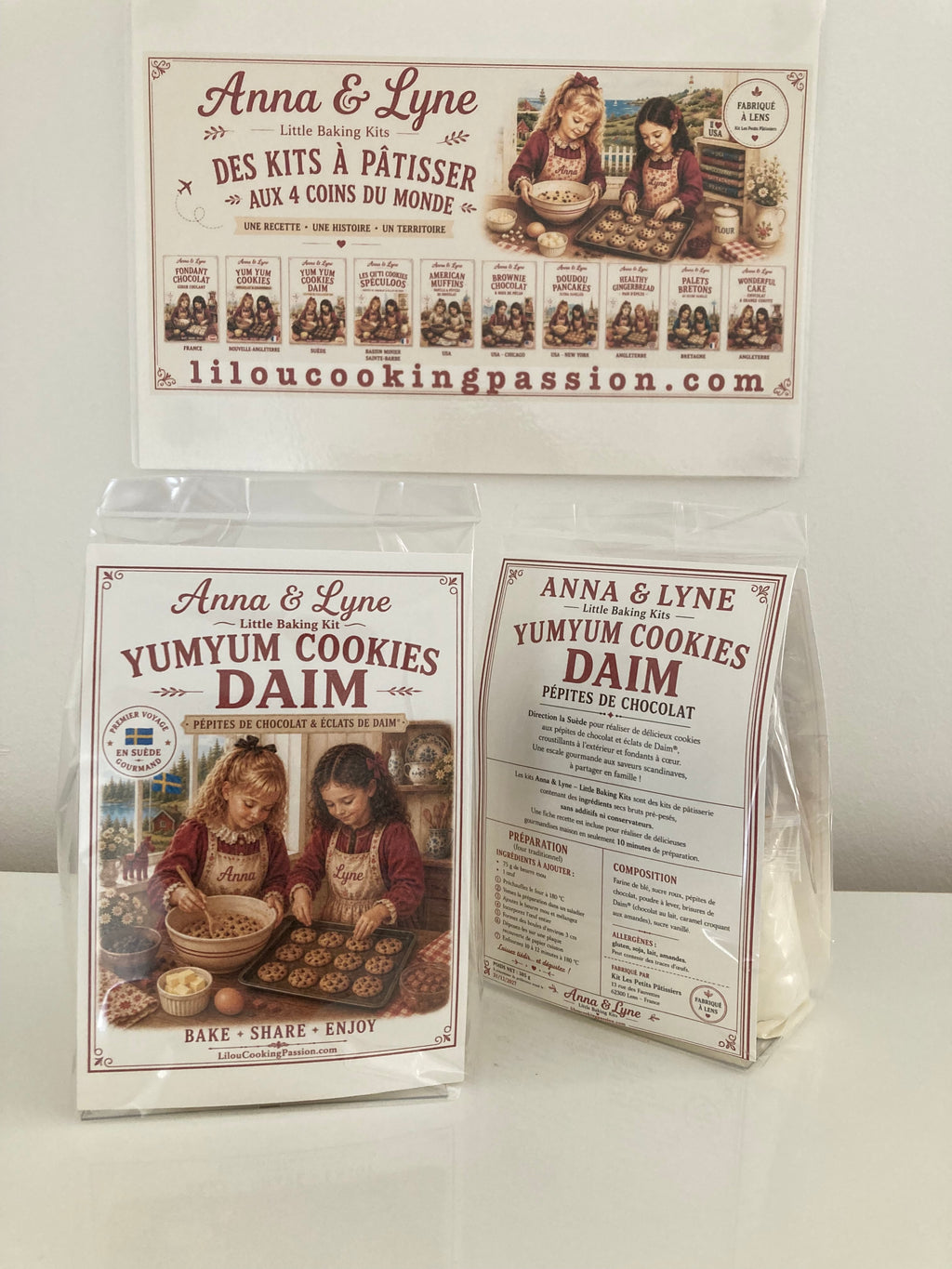🇸🇪 Yum Yum Cookies Daim® – Pépites de chocolat & éclats de Daim | Anna & Lyne