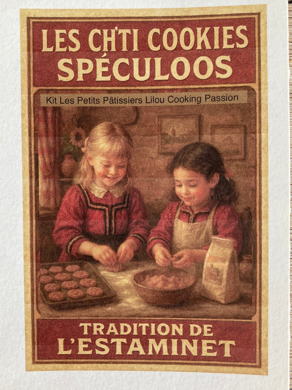 Kit Ch’ti Cookies Spéculoos Pépites de Chocolat - Souvenir gourmand des Flandres
