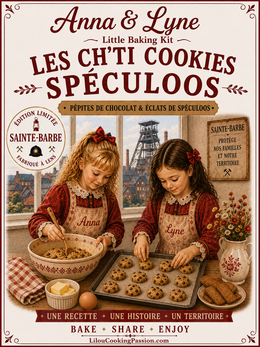 ⚜️  Les Ch’ti Cookies Spéculoos pépites de chocolat l Édition limitée Sainte-Barbe 2026 | Anna & Lyne