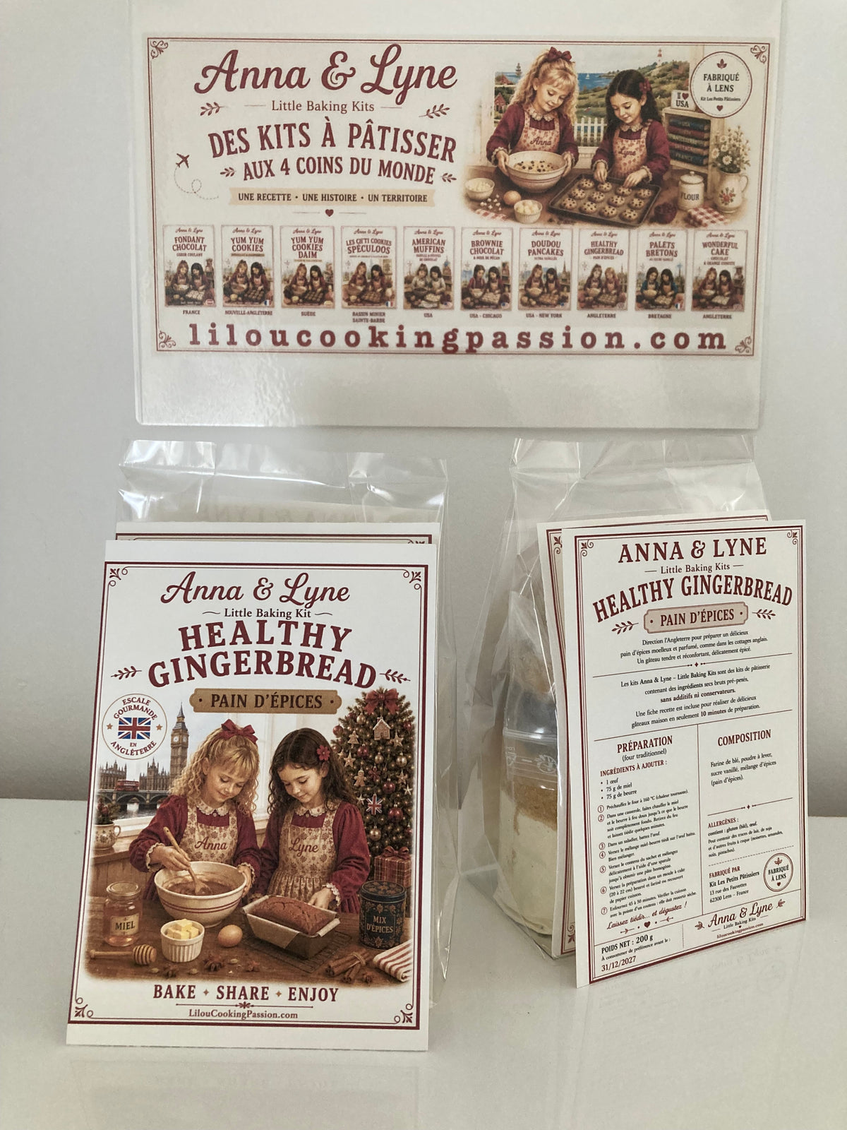 🇬🇧 Healty Gingerbread – Pain d’épices | Anna & Lyne