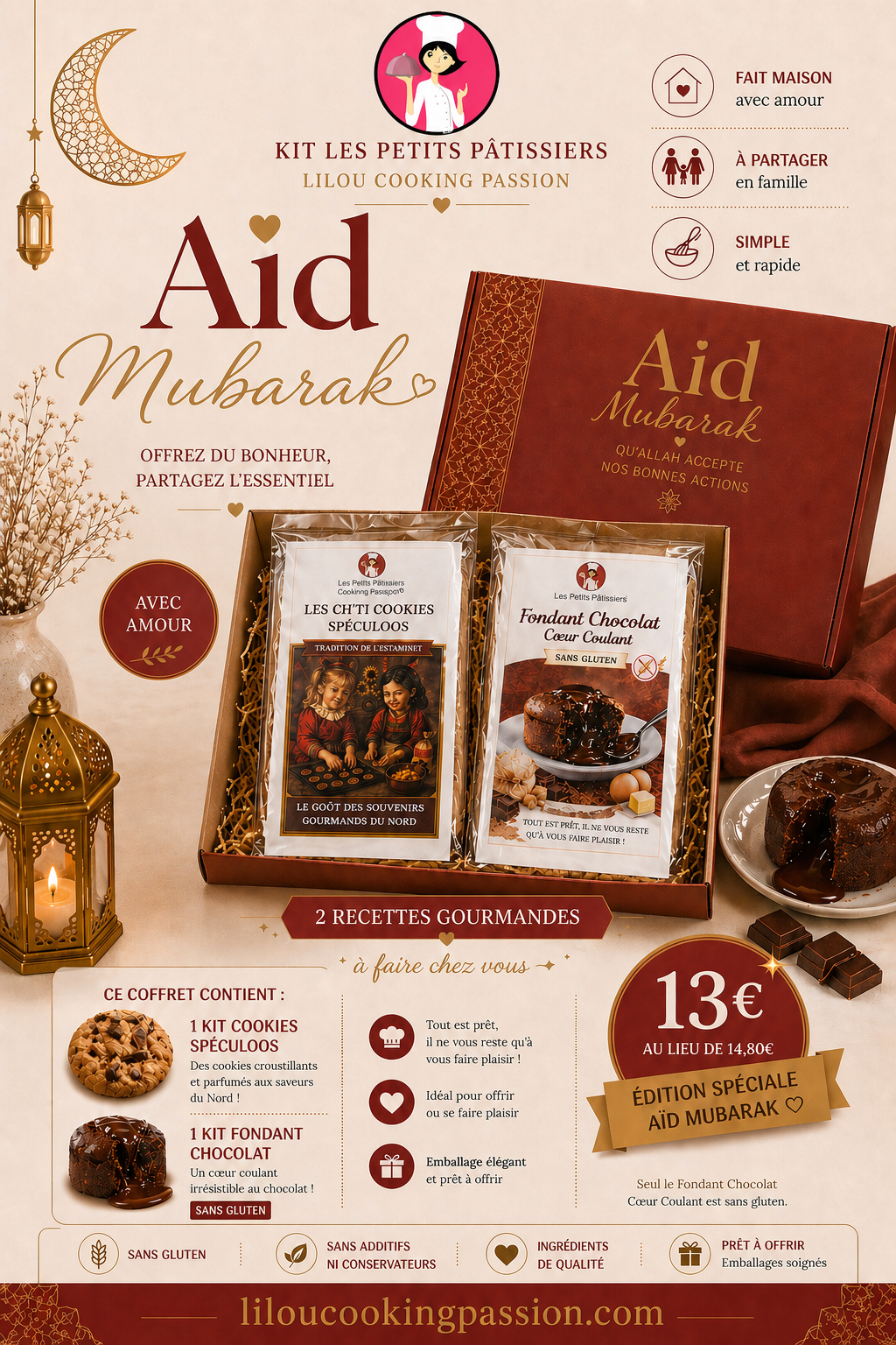 Coffret ✨ Aid Mubarak 🕌 2 recettes gourmandes à partager ✨