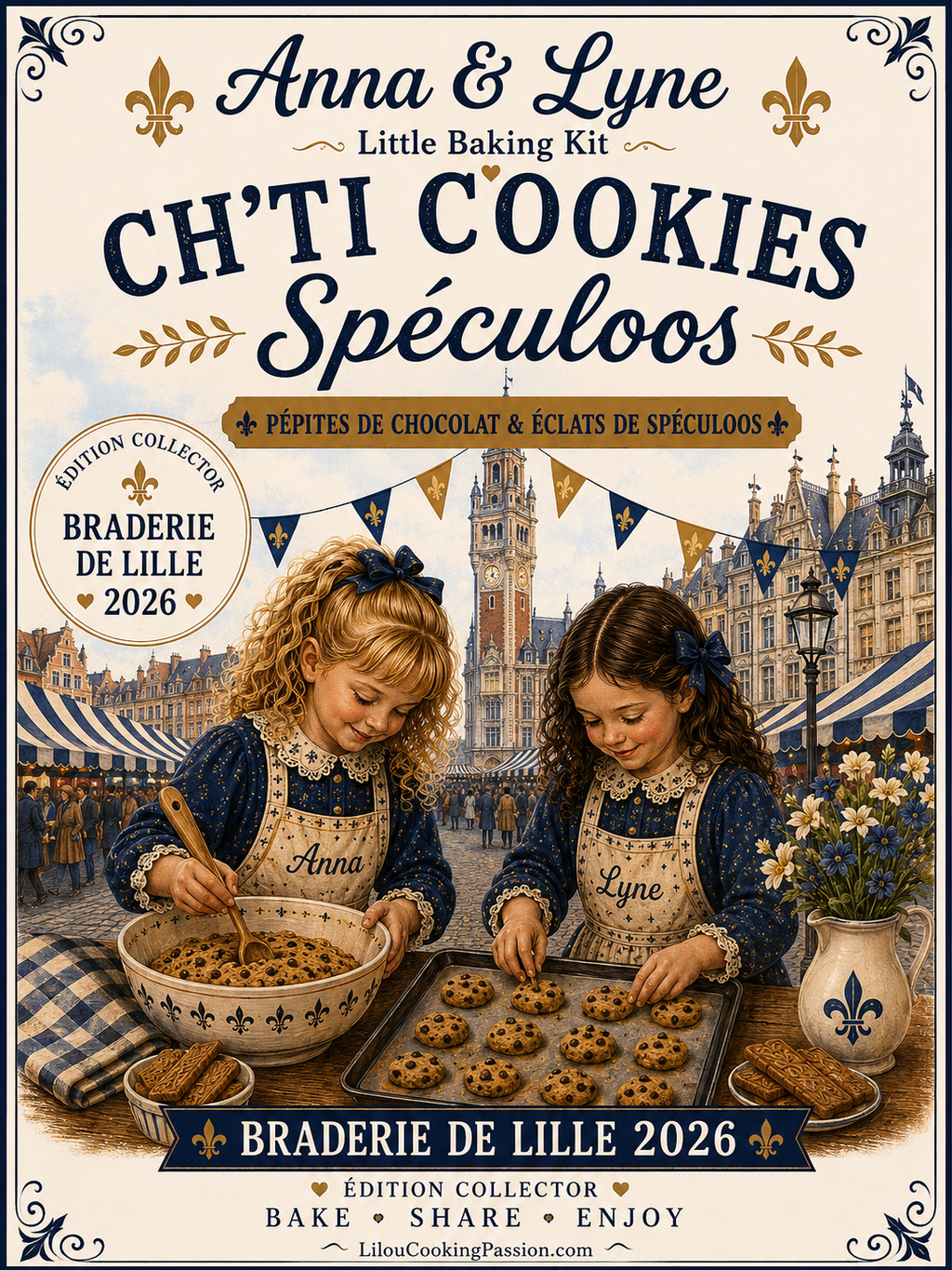 Coffret Tote Bag + Kit Ch’ti Cookies Speculoos Collector + Édition du Ch’ti – Braderie de Lille 2026 | Anna & Lyne