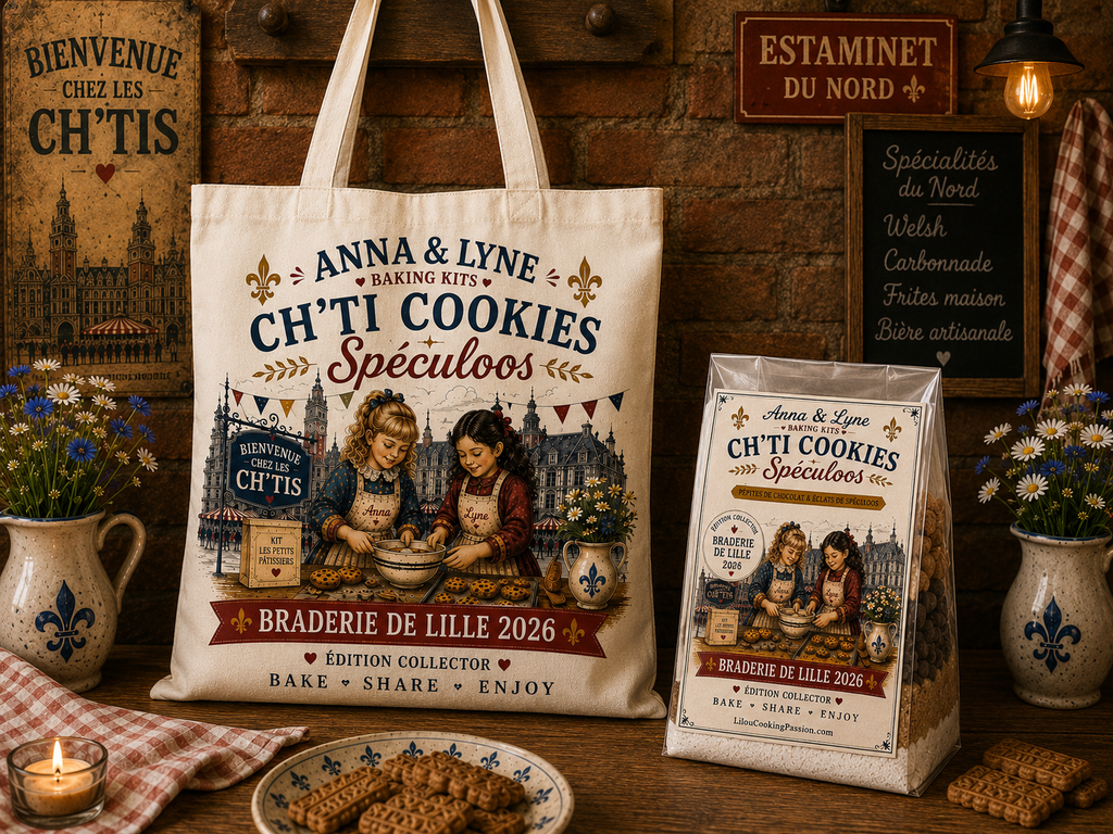 Coffret Tote Bag + Kit Ch’ti Cookies Speculoos Collector + Édition du Ch’ti – Braderie de Lille 2026 | Anna & Lyne