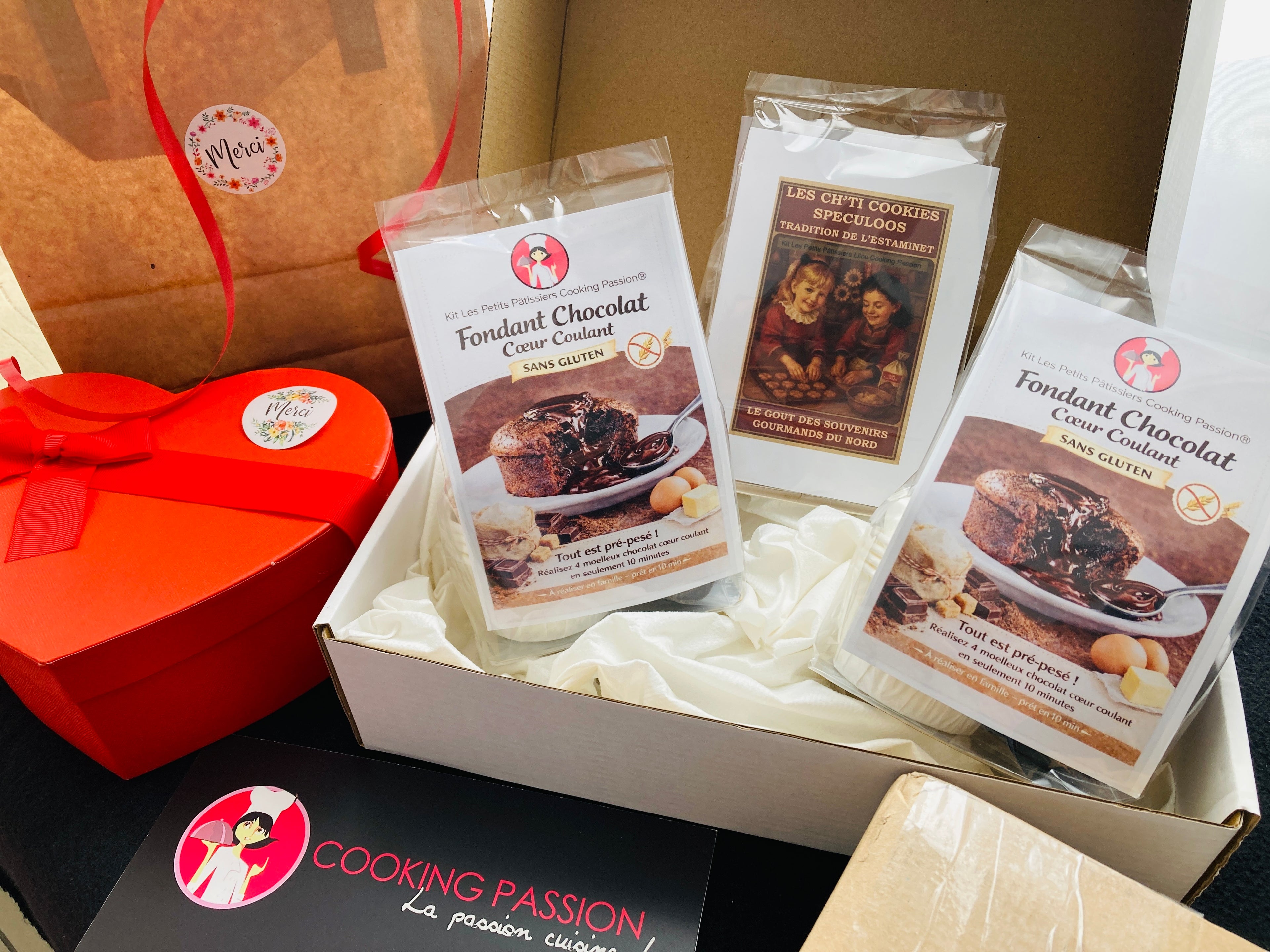 Coffret Découverte3Kits  Speculoos et Fondant Chocolat