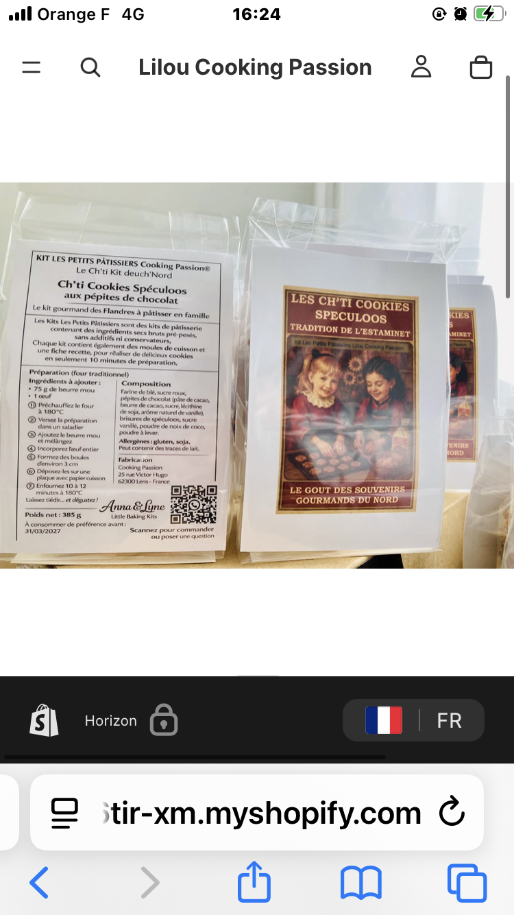 Kit Ch’ti Cookies Spéculoos Pépites de Chocolat – Kit Les Petits Pâtissiers®